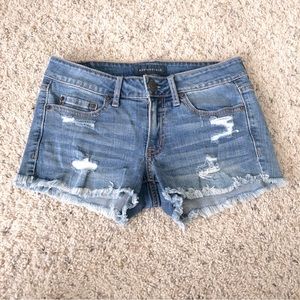 Aeropostale Distressed Denim Shorts Size 2